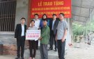 Trao nhà tình nghĩa cho hộ nghèo tại bản Trãi 1 Thị Trấn Lang Chánh